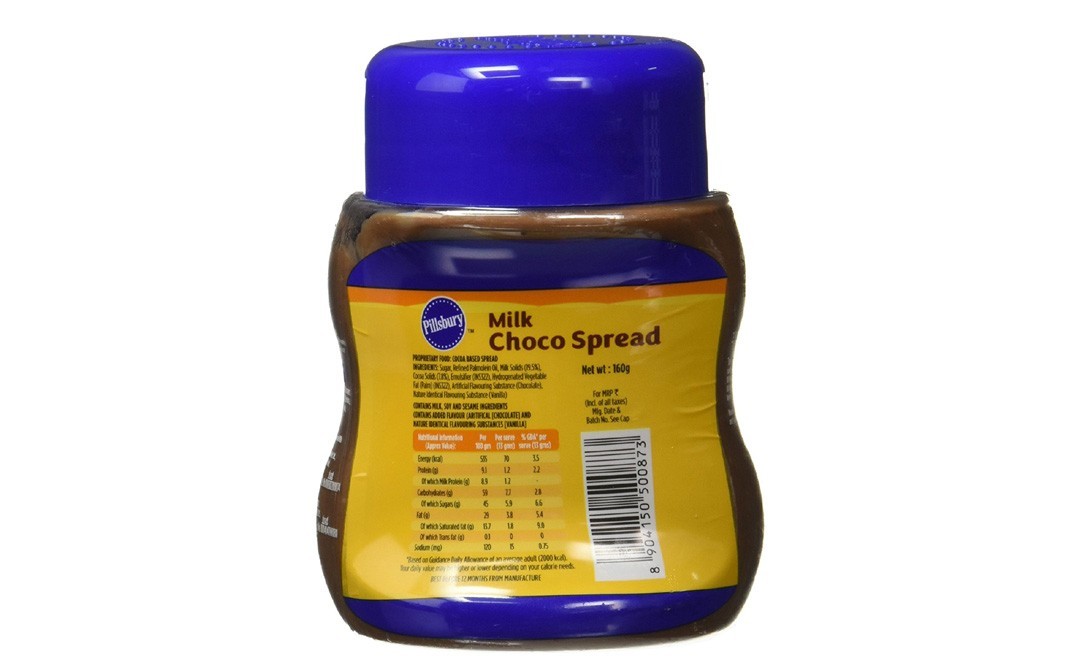 Pillsbury Milk Choco Spread    Plastic Jar  160 grams